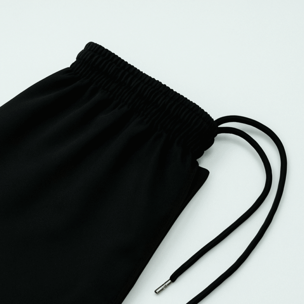 Micro Stitch Pajama – White & Black - Image 4