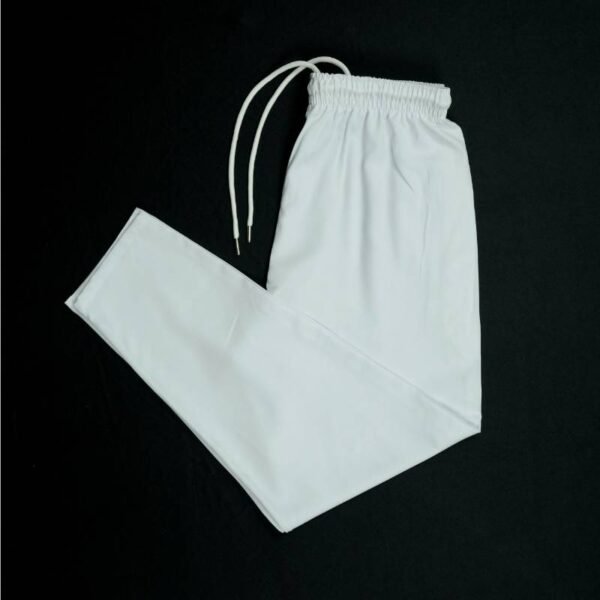 Micro Stitch Pajama – White & Black - Image 2
