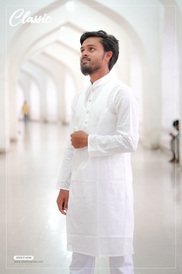 Shekhsaheb Adi Cotton Panajbi - White - Image 2